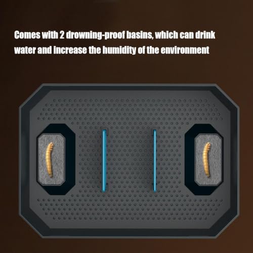 Snake Feeding Box Breathable Pet Breeding Houses Reptile Animals Habitat | Travel Small Terrariums Pet Breeding Houses for Lizard, Frog, Bearded Dragon