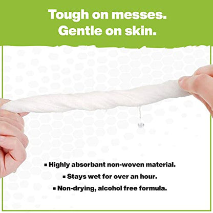 Crocodile Cloth Grill Plant-Based Food Safe Cleaning Wipes, 80 Count | Safe on Skin & Multiple Surfaces, Infused with Aloe & Vitamin E, Large, Pre-Moistened & Absorbent - size: 80 Count (Pack of 1)