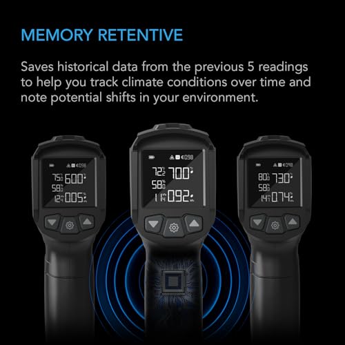AC Infinity VPD Thermometer, Handheld Environmental Monitor, Captures Leaf | Captures Leaf VPD & Temperature, Calibrates Smart Controllers, Precision Infrared Range for Plants, Grow Tents, Greenhouses