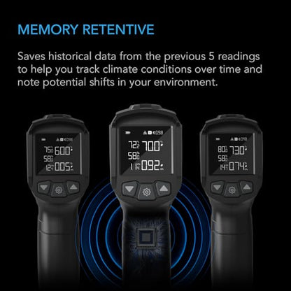 AC Infinity VPD Thermometer, Handheld Environmental Monitor, Captures Leaf | Captures Leaf VPD & Temperature, Calibrates Smart Controllers, Precision Infrared Range for Plants, Grow Tents, Greenhouses