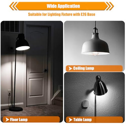winsaLED 5000K Daylight LED Edison Bulbs 40W Equivalent, Non-Dim, 12 Pack | 4W ST19 LED Light bulb, E26 Standard Base, 90 CRI, 450LM - color: 5000k-daylight