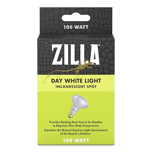 Zilla Incandescent Spot Bulbs Day White 100 Watts - size: Pack of 1, style: Day White (100W)