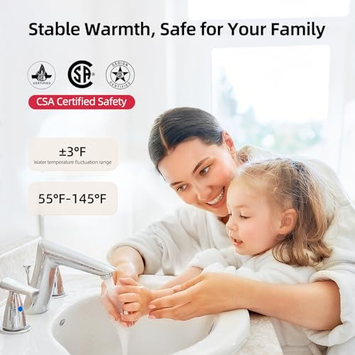 Electric Mini Tank Water Heater - 2.5 Gallon Under Sink Small Hot Water Heater - 110 120V Point of Use for RV, Camper, Kitchen, Food Truck - Easy to Install - Wall or Floor Mounted - color: 2.5 Gal