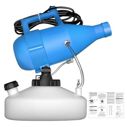 ZFULVO 4.5L(1.2Gallon) Portable Electric ULV Fogger Sprayer | 26-32ft Spraying Distance Atomizer Mist Rate 150-260ml/min, Cold Fogger Machine for Home,Hotel,Church,School,Lawn,Yard,Garden