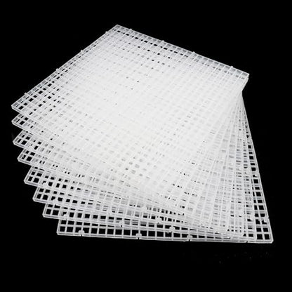 Aquarium Fish Tank Bottom Isolation 8 Pcs, Plastic Egg Crate | Grid Divider Tray Egg (L 8pcs) - size: L 8pcs