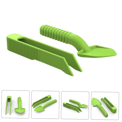 Totority 5Set Ergonomic Poop Scoop Feeding Tools for Easy Terrarium Maintenance for Turtles Snakes and Small Pets