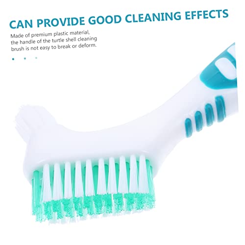 Toyvian Turtle Tank Cleaner Creative Denture Brush Multi-Functional Brush for Turtle Shell