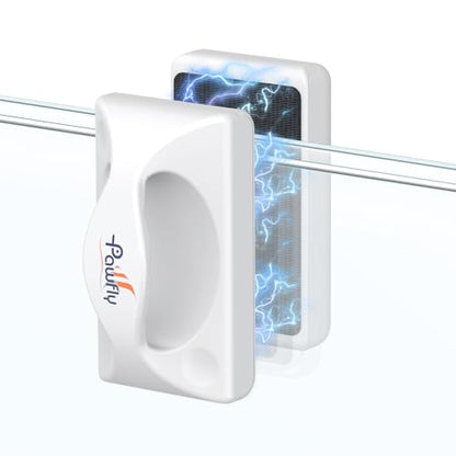 Pawfly 4" Mini Aquarium Magnet Glass Cleaner, Magnetic Fish Tank Cleaner for Glass Aquariums, Strong Magnetic Brush Cleaning Tool for Glass Fish Tanks up to 40 Gallons - size: Medium