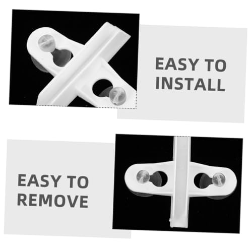 Sosoport 20pcs Aquarium Cup Clips for Fish Tank Divider Isolation Antislip Glass Holders for Setup and Reptile Enclosures Versatile Clips for Tank