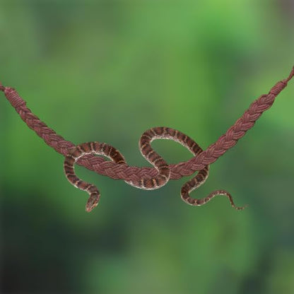 2 Pack Snake Climbing Rope Toys Terrarium Habitat Decor Reptile Enrichment Accessories for Ball Python Corn Snake Lizards and Geckos Reptile Tank Accessories