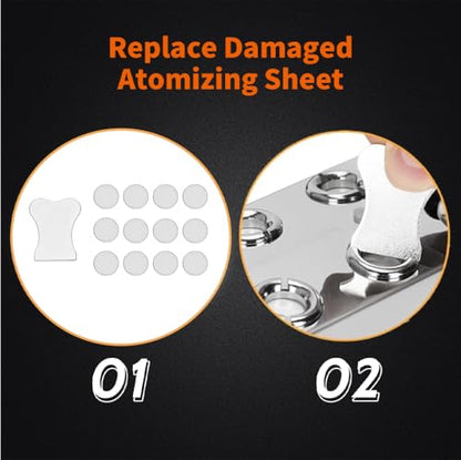 Ultrasonic Fogger Mist Maker 12 Heads, 9000ml/H 110V 400W Waterproof Ultrasonic Mister with Float, Pond Mister, Humidifier for Halloween, Vegetable Preservation, Greenhouse, Landscape