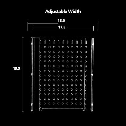 Acrylic Fish Tank Divider 75/125Gallon,Adjustment Clear Fish Tank Separator Set with Suction Cups - size: 75/125Gallon