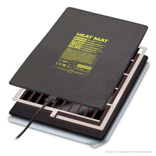 Exo Terra Heat Mat, Self-Regulating Reptile Heating Pad for Terrariums, 4W | Conductive Source for Reptiles & Amphibians, Fast Warm-Up, Safe & Energy Efficient, Even Distribution