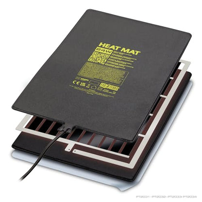 Exo Terra Heat Mat, Self-Regulating Reptile Heating Pad for Terrariums, 4W | Conductive Source for Reptiles & Amphibians, Fast Warm-Up, Safe & Energy Efficient, Even Distribution