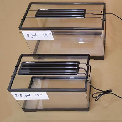 AQUANEAT LED Aquarium Light Full Spectrum 12 Inch Fish Tank Light Fresh Water - size: 11"-14"