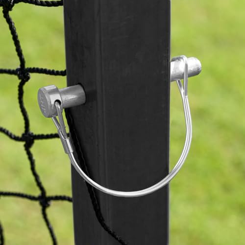 FORTRESS 360° Mobile Cricket Cage [Test Grade] | Pop Up Goals for Cricket | Cricket Set | Cricket Box Netting Cage System | Cricket Net Batting Cage | Sports Equipment - size: 33ft, style: Without Padding