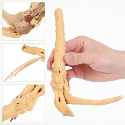 BESPORTBLE 1Pcs Natural Aquarium Driftwood : Spider Wood Branch - Reptile Tank Decor Accessories for Fish Bearded Dragon Turtle Terrarium 5.9In, Gift for Pet Lovers