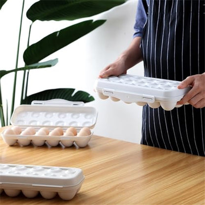 Portable Egg Storage Box With 18 Grids Egg Protector Case Tray Container Secure Egg Transport Outdoor Trips And Activities(12 Grey) - size: 12 Grey