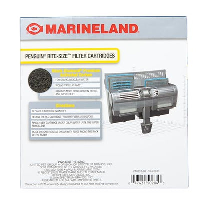 Marineland Penguin Bio-Wheel Replacement Filter Cartridges, Rite-Size C, 6 Count - size: 6-Count, style: Size C