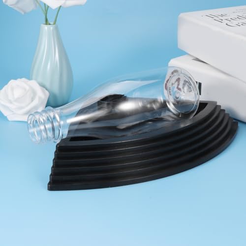 LIOOBO Triangle Automatic Drinking Fountain PET Water Feeder for Reptiles and Cats Self Watering System High Capacity Black