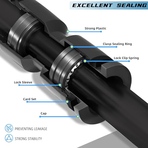 20PCS Push-to-Fit Drip Irrigation Emitters for 1/4 inch Irrigation Tubing, Two-Way Connection Adjustable Vortex Drip Emitters with Stake, Irrigation Dripper Sprinklers for Drip Irrigation System - size: 20PCS Two-Way Drip Irrigation Vortex Emitters