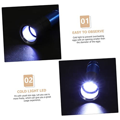 Handheld Egg Candler Lamp Professional Flash Light for Egg Testing Poultry Incubation Equipment for Chicken and Quail Eggs Portable Egg Candling Tool