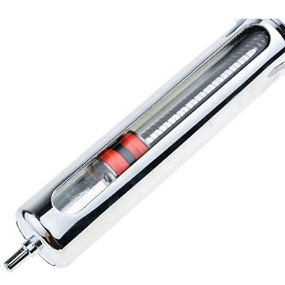 EatingBiting FOR Animal only 50ml Reusable Stainless Steel Hypodermic Veterinary Animal Syringe Glass for Lab / Quality stainless steel / simple structure / with locking screws simple operation