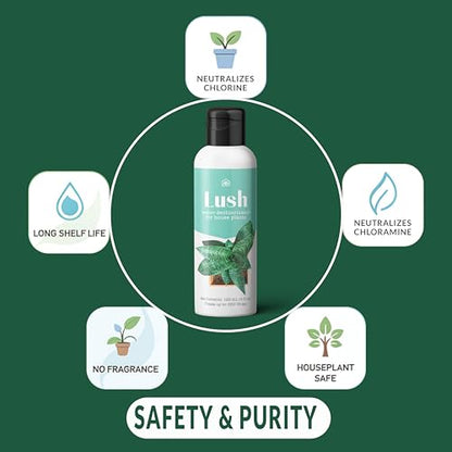 Lush Houseplant Dechlorinator, Ultra‑Concentrated Water Conditioner, 120ml