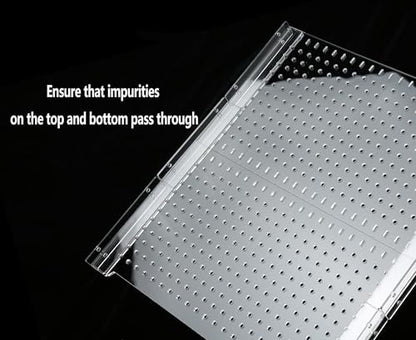 Acrylic Fish Tank Divider 55Gallon,Adjustment Clear Fish Tank Separator Set with Suction Cups - size: 55 Gallon