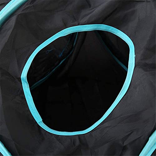 Cat Tunnel,3 Way Large Collapsible Tunnels Tube Upgrade with 4 Peek Hole,S-Shaped Maze House Play Toy Interactive Cat Toy for Cat Kitten Kitty Rabbit - size: 3-way Black