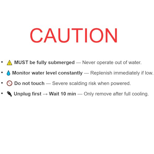 AQUANEAT Aquarium Heater, 200W Fish Tank Heater, Adjustable Submersible Water Thermostat with Digital Thermometer - size: 200W
