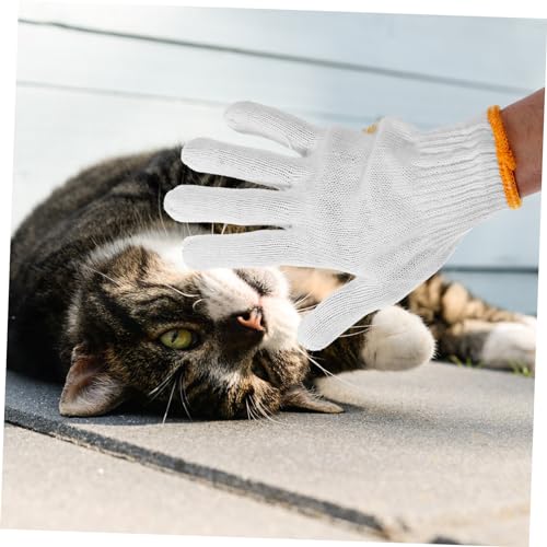DOITOOL Bite Thickened Animal Handling Gloves for Pet Protection Scratch and Cut Resistant Gardening Gloves Breathable Soft Material Random Color Pair for Dog Cat Bird Reptile Random Color
