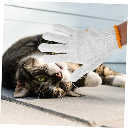 DOITOOL Bite Thickened Animal Handling Gloves for Pet Protection Scratch and Cut Resistant Gardening Gloves Breathable Soft Material Random Color Pair for Dog Cat Bird Reptile Random Color