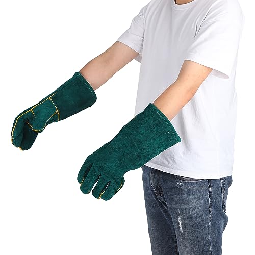 Animal Handling Gloves Bite Proof, Animal Handling Gloves, Animal Handling AntiBite Gloves Puncture & Scratch Resistant for Cat Dog Snake Falcon Grabbing Reptile (Small)