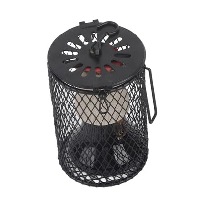 100W Infrared Ceramic Heat Emitter Bulb Lamp for Reptile Brooder Turtle Snake Lizard Pet Cage Heating (US Standard 110-120V 100W) - color: Black