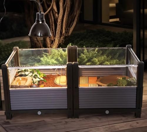 Large Tortoise Habitat Enclosure for Yellow-Margined