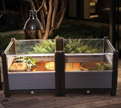 Large Tortoise Habitat Enclosure for Yellow-Margined