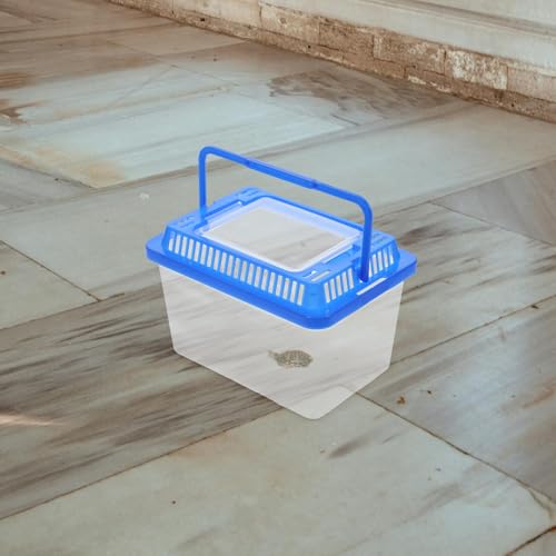 VANZACK 8pcs Large Tortoise Enclosure with Handle, Sturdy Plastic Reptile Breeding Box and Hatching Container for Home and Travel Use