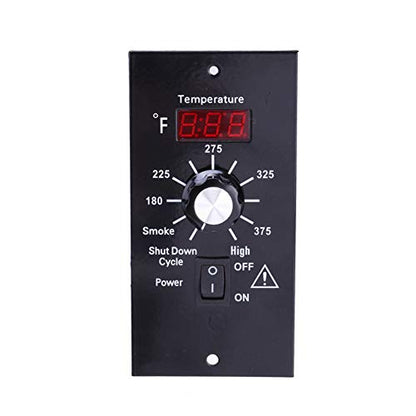 Digital Thermostat Controller, LED Display Temperature Control Panel Barbecue Grill Replacement Part, Replacement Thermostat Kit Parts Digital Pro Controller for All Traeger - size: without Probe Sensor