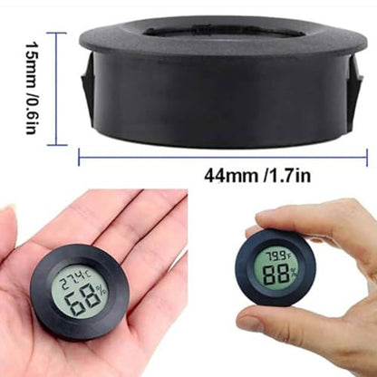 Mini Hygrometer Thermometer Digital Humidity Meter Indoor Outdoor Humidity Monitor Reptile Thermometer for Home Office Garden Cellar Fahrenheit/Celsius(℉/℃)