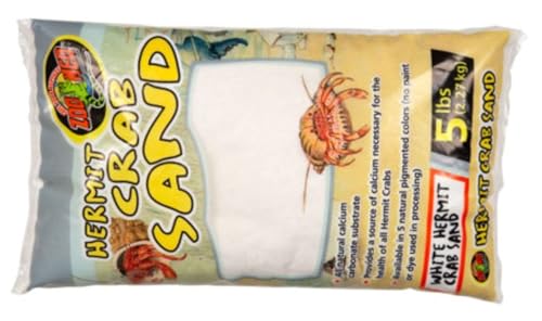 Zoo Med White Hermit Crab Sand 5 lbs - Pack of 2 (2 Items) | (2 items)
