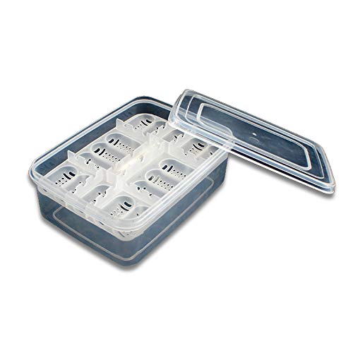 16-Grid Reptile Breeding Box - Professional Plastic Incubator for Gecko, Lizard & Mane Hatching