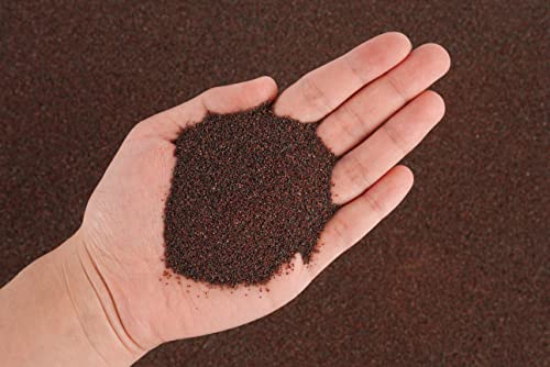 Congo Aquarium Sand Natural Fine Grain 0.4-0.9mm 2L Aquascape | Red rainforest tone; aquascaping, planted, shrimp - size: L,2Lx1pk