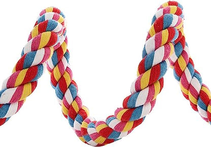 Bird Rope Perches,Parrot Toys 48 inches Rope Bungee Bird Toy (48 inches)[1 Pack] - size: 48 inches