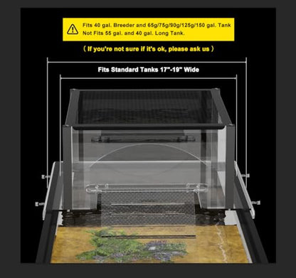 Turtle Basking Platform Extra Large for 17-19in Wide 40 Breeder 75 Gal Tank | Acrylic Basking Platform for Aquatic Turtles, One-piece Base& 4 Pillars Supports, Non-Slip Stepped Ramp, Anti-escape Barriers - size: Extra Large