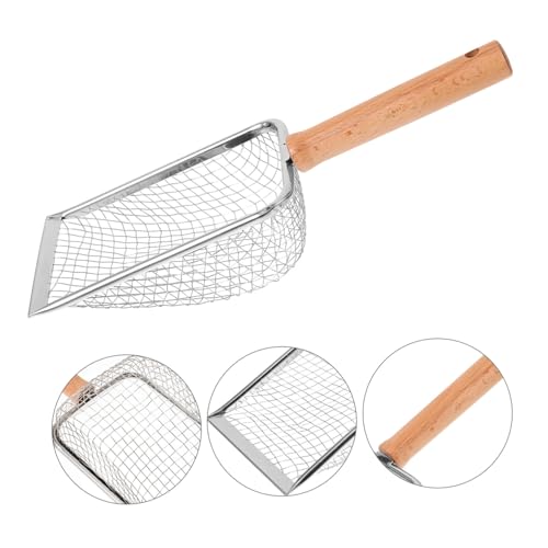 Cat Litter Scoop with Handle Ergonomic Non Slip Design for Easy Waste Cleaning Cat Litter Boxes Durable and Easy to Shovel for Cats and Reptiles