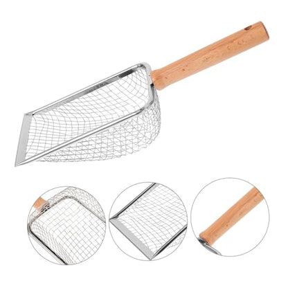 Cat Litter Scoop with Handle Ergonomic Non Slip Design for Easy Waste Cleaning Cat Litter Boxes Durable and Easy to Shovel for Cats and Reptiles