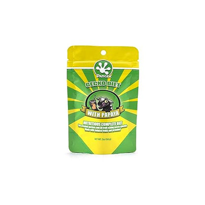 Pangea Gecko Diet Fig & Papaya Bundle - 2oz Fig & Insects and Papaya Diets