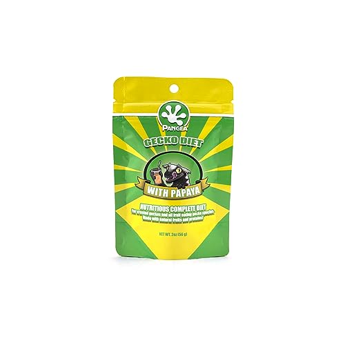Pangea Gecko Diet Sample Bundle - 2oz Fig & Insects, Watermelon, Breeding Formula, Apricot, & Papaya Diets