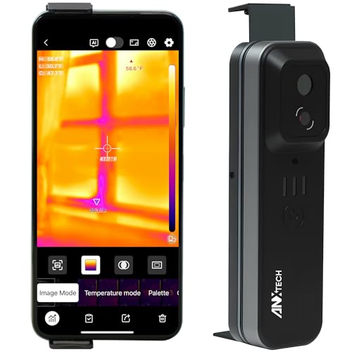 Wireless Thermal Camera 512×384 for Home HVAC Inspection | 256x192 IR, for Android & iOS, 2.8" LCD, -4°F~1022°F, for electrical, plumbing, cooking, DIY diagnostics